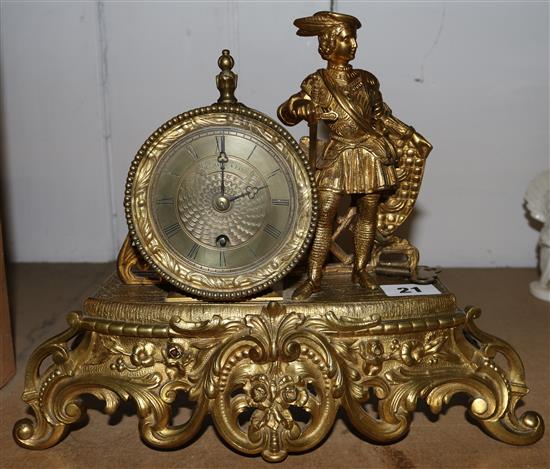 French ormolu mounted timepiece